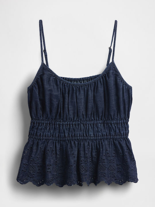 Summer Mini Dress Medium Wash