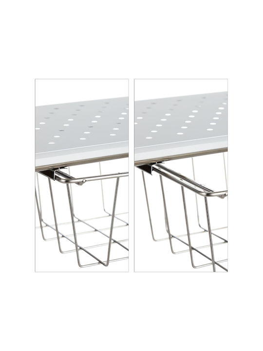 Relaxdays Tabletop Metal Base 32x23cm