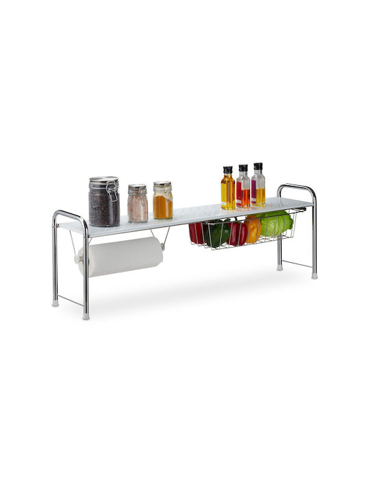 Relaxdays Tabletop Metal Base 32x23cm