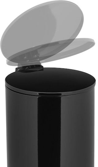 Relaxdays Coș De Gunoi Metalic Negru 5 L Relaxdays Coș De Gunoi Metalic Negru 5 L
