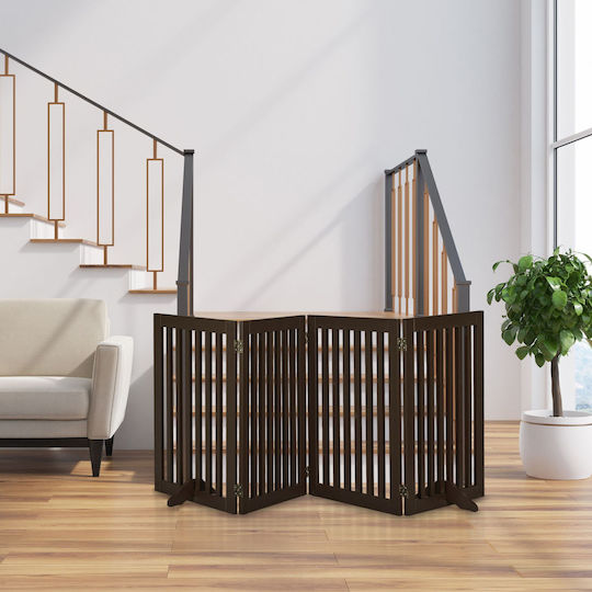 Relaxdays Ușă de siguranță din Lemn în Culoare Maro 205x92cm 1buc