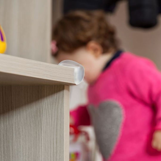 Relaxdays Ecke Schutz aus Silikon 12 Stück