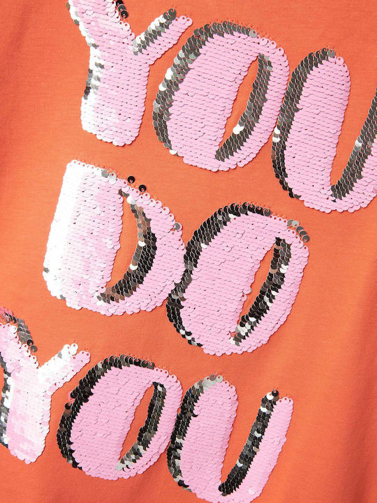Kinderoberteile T-Shirt Orange