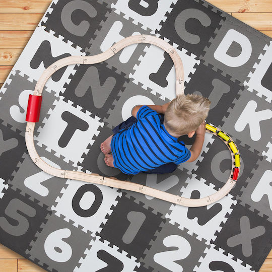 Relaxdays Kinderbodenpuzzle 60Stück