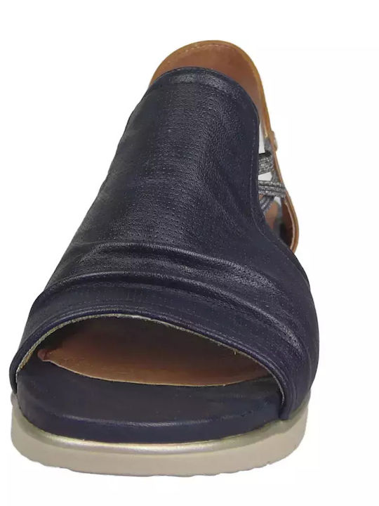Damenplattformen Blau
