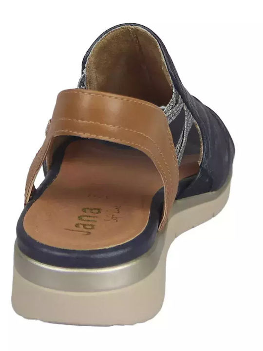 Damenplattformen Blau