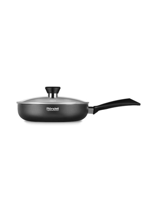 Rondell Arabesco Tigaie din Aluminiu cu Capac 28cm