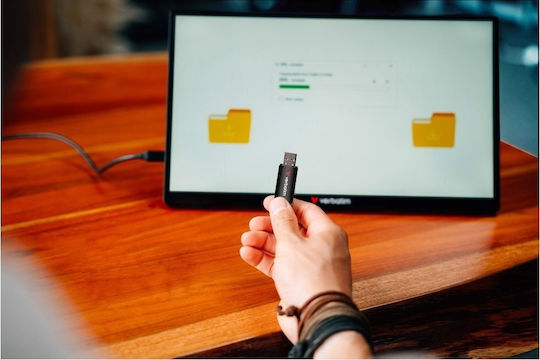 Verbatim 64GB USB 3.2 Stick Μαύρο