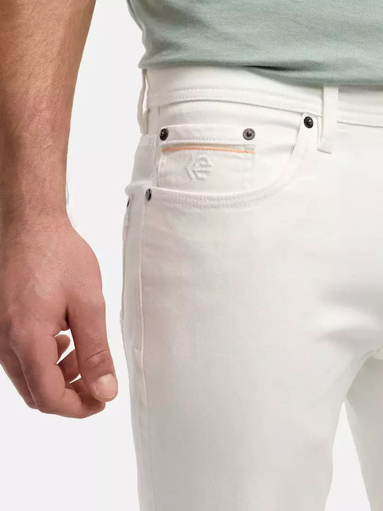 Herrenshorts Jeans White