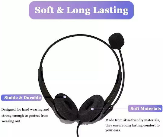 Plantronics Ανταλλακτικά Earpads Blackwire Μαύρα