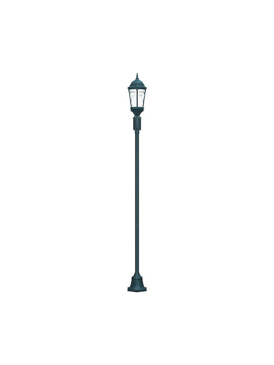 vidaXL Outdoor Floor Lamp Post IP65 for E27 Socket Green