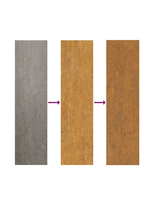 vidaXL Γλάστρα Μεταλλική Brown 100x26x82εκ.