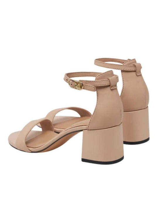 Leder Sandalen Rosa