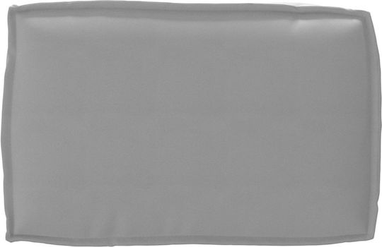 vidaXL Възглавница За Пейка Палета Сив 40x60см