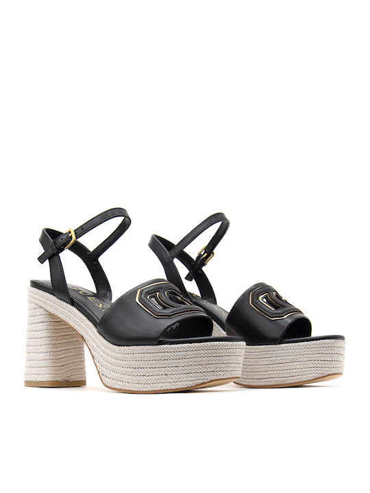 Leather Sandals Black