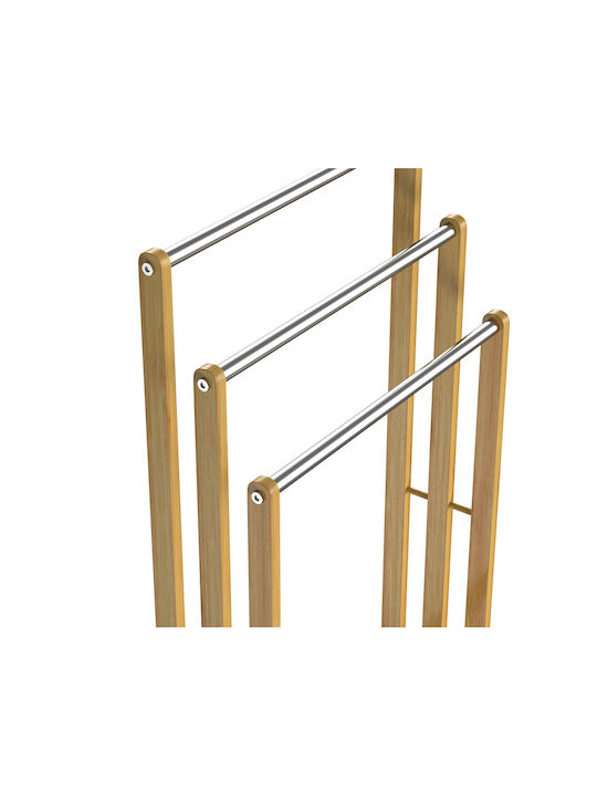 Deuba Raft de haine de Baie Simplu ​46x24cm Inox Gri