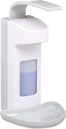 Relaxdays Επιτοίχιο Dispenser Πλαστικό Λευκό 500ml