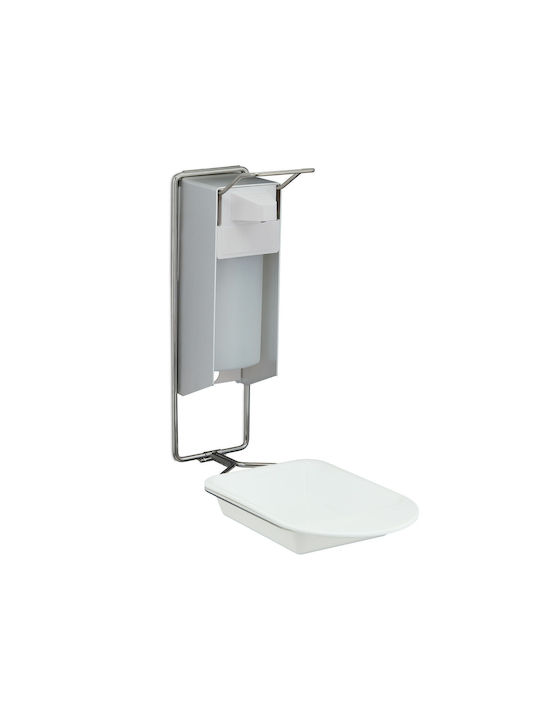 Relaxdays Επιτοίχιο Dispenser Πλαστικό Λευκό 500ml