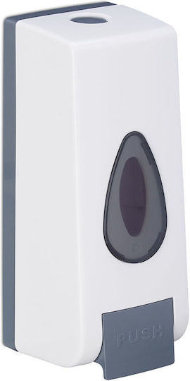 Relaxdays Επιτοίχιο Dispenser Κουζίνας Πλαστικό Γκρι 350ml