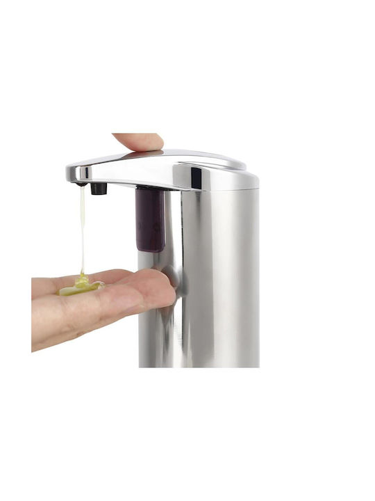 Verk Group Dispenser Μεταλλικό με Αυτόματο Διανομέα Ασημί 200ml