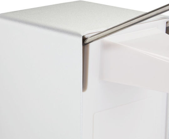 Relaxdays Wall-mounted Dispenser Metallic White 1000ml