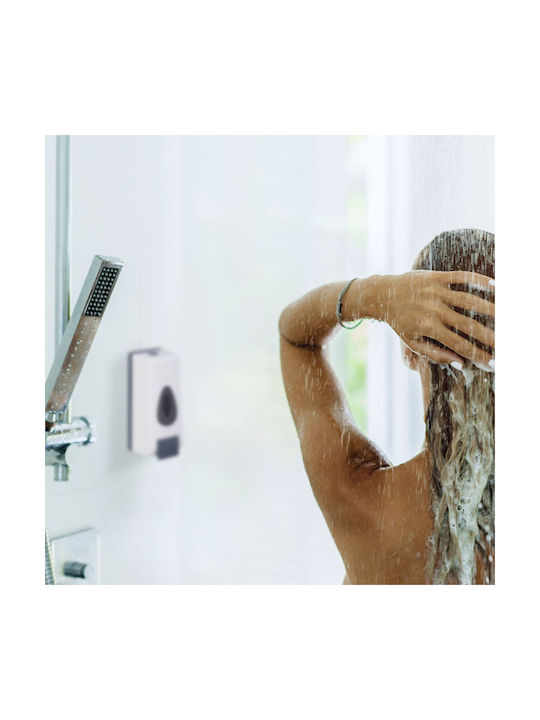 Relaxdays Montat pe perete Dispenser Bucătărie Plastic Gri 350ml