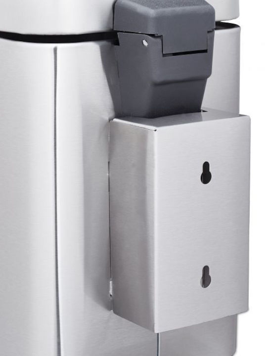 Relaxdays Inox Perie de toaletă 3lt Gri
