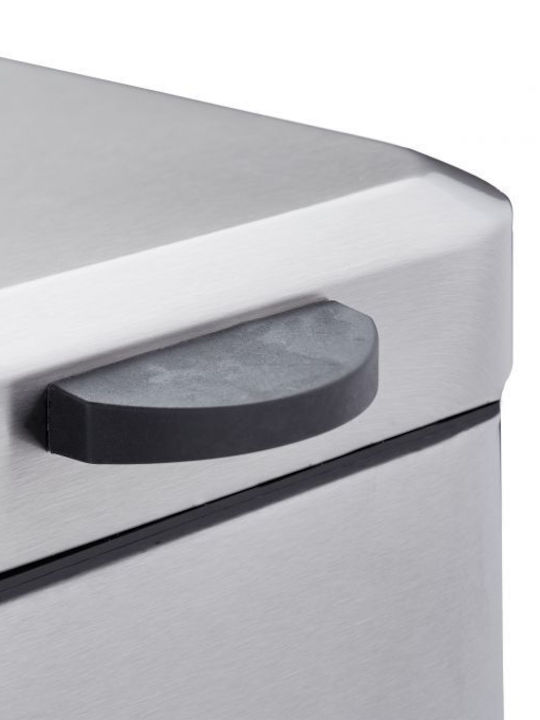 Relaxdays Inox Perie de toaletă 3lt Gri