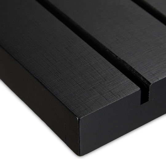 Relaxdays Antiderapant pentru cadă cu ventuze Negru 40x61εκ.