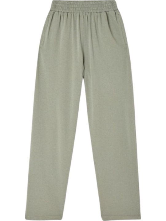 Women's Fabric Trousers Green