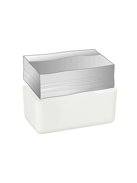 Relaxdays Suport pentru șervețele Plastică Bej 10x23x13cm 10047353