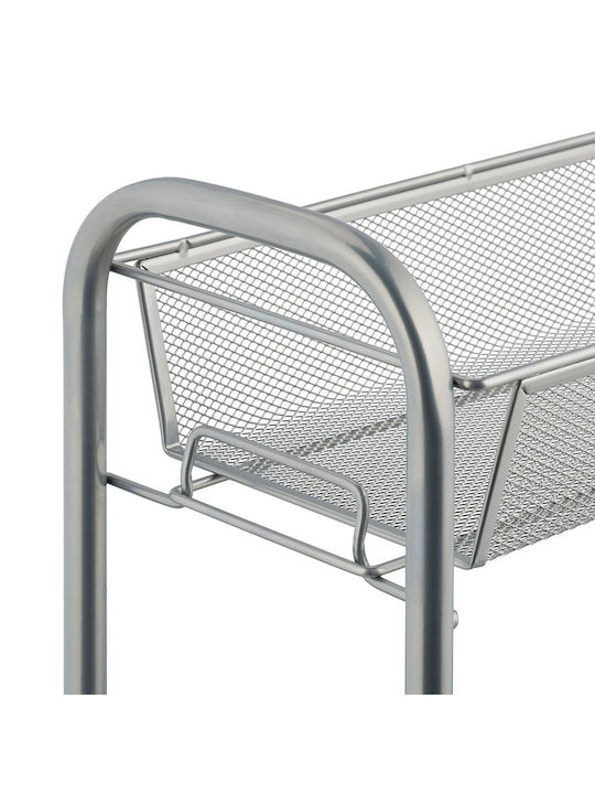Relaxdays Metallische Tischbasis 40x44x17,5 cm Grau