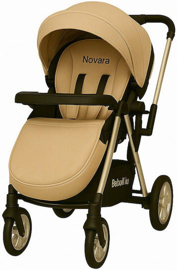 Beboulino Novara With Air Wheels Бебешка количка Бежов 13кг