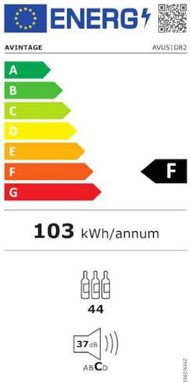 Climadiff Συντηρητής Κρασιών 44 Φιαλών