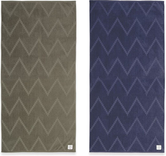 Nef-Nef Homeware Soroco Βαμβακερή Μπλε 160x80εκ.
