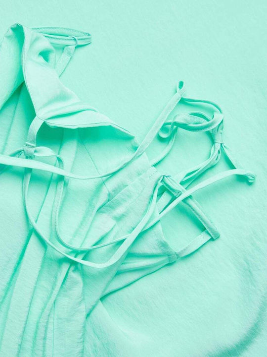 Summer Midi Dress Light Blue