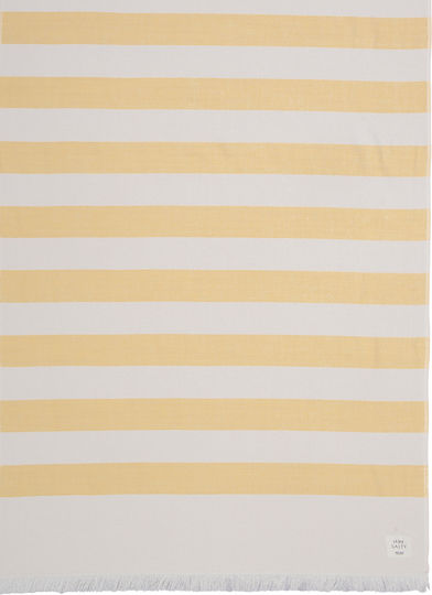 Nef-Nef Homeware United Cotton Yellow with Fringes 170x90cm