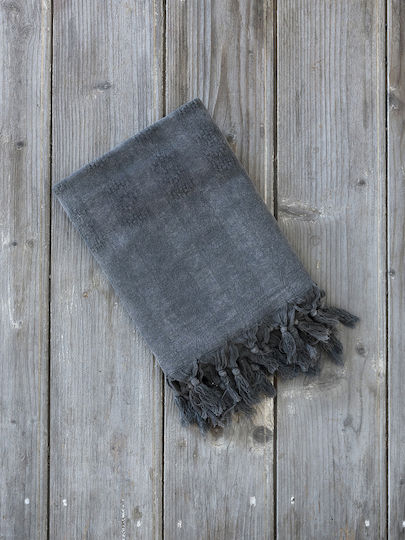 Nima Argos Beach Towel Pareo Gray 150x95cm.