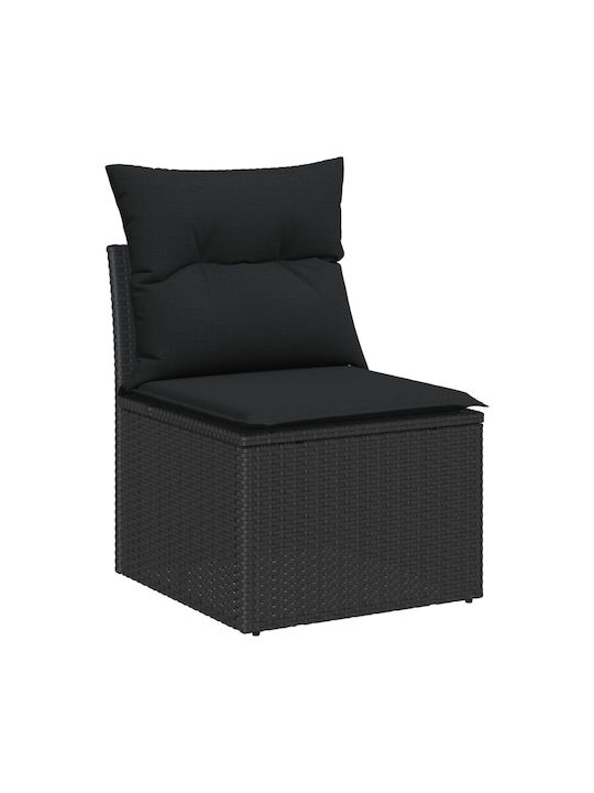 Living room Four-Seater Sofa Outdoor Rattan with Pillows 55x62x69cm