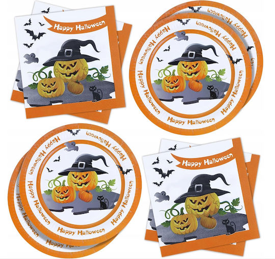 Farfurie Pentru Petrecere Halloween 20 Bucăți