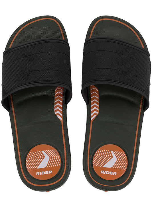 Men's Slides Black/Orange