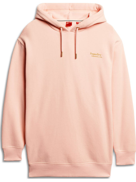 Mini Dress with Hood Pink