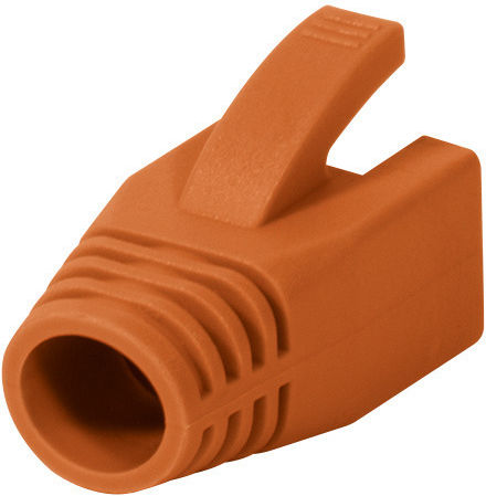 Set Capace Protectoare Conector RJ-45 Logilink Mp0035o UTP FTP SFTP Cabluri Cat6 Bărbați RJ-45 Plastic 50 Bucăți Portocaliu