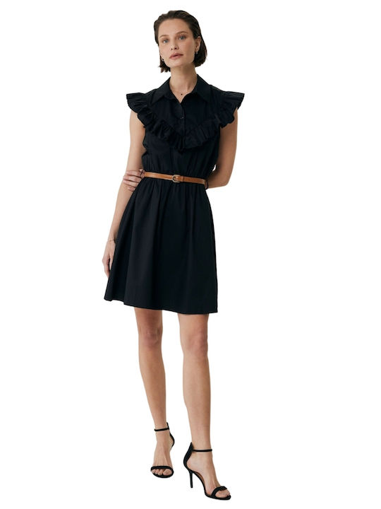 Rochie Mini de Vară Negru
