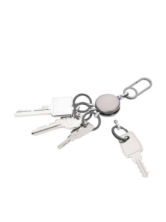 Troika Kyr80/gm Keychain "patent Easy" Matte Grey