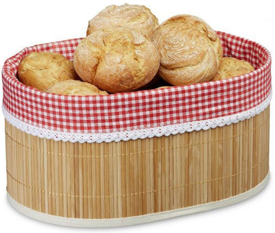 Relaxdays Καλάθι Ψωμιού από Bamboo Μπεζ 16.5x33.5x23.5cm Relaxdays Καλάθι Ψωμιού από Bamboo Μπεζ 16.5x33.5x23.5cm