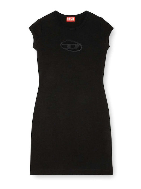 D-angiel Summer Mini T-Shirt Dress Black