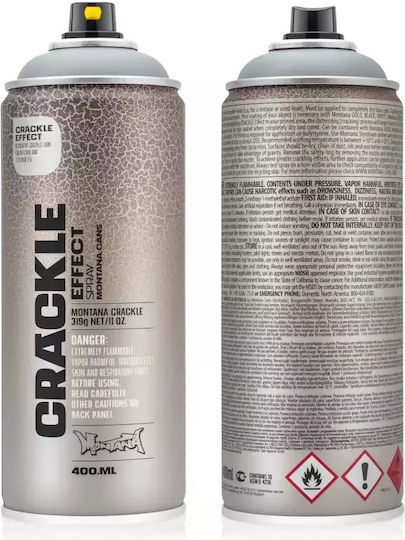 Montana Cans Σπρέι Αστάρι Crackle Effect Ακρυλικό Υψηλής Θερμοκρασίας Χρυσό EC3010-Begonia Pink 400ml