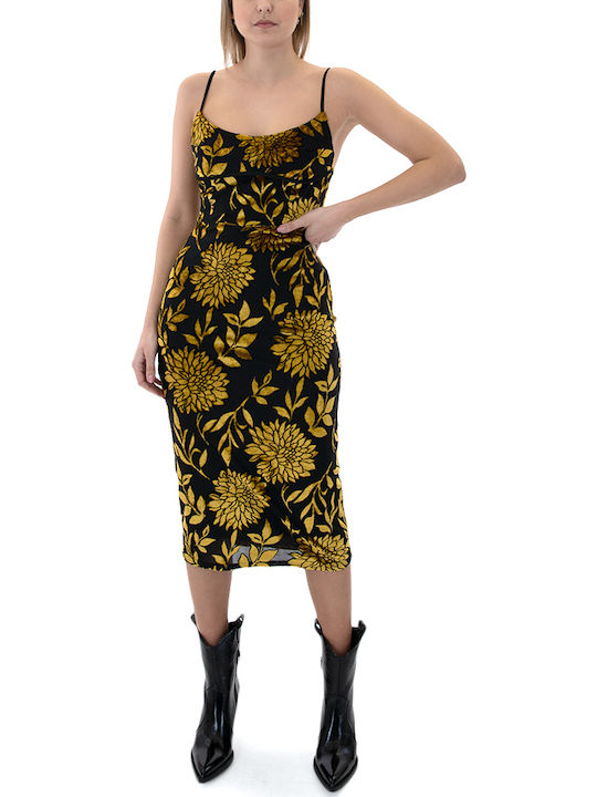 Sommer Midi Abendkleid Schwarz