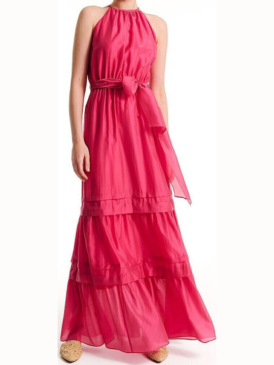 Summer Maxi Dress for Wedding / Christening Fuchsia